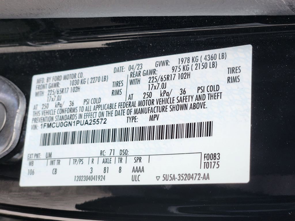 Used 2023 Ford Escape Active w/ Cold Weather Package FWD image 33