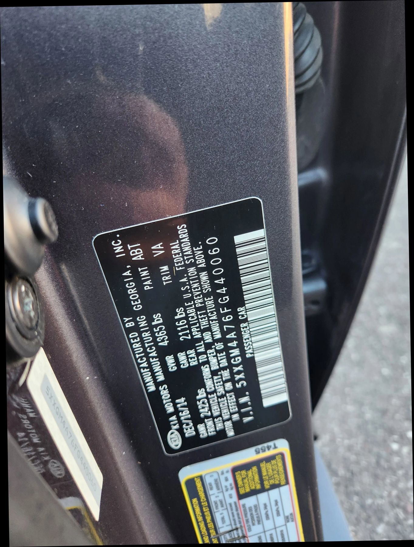 Used 2015 Kia Optima LX image 35