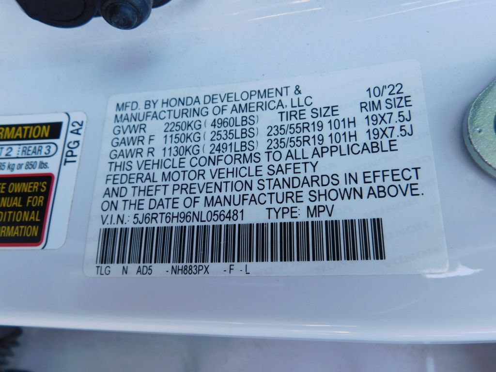 Used 2022 Honda CR-V Touring image 9