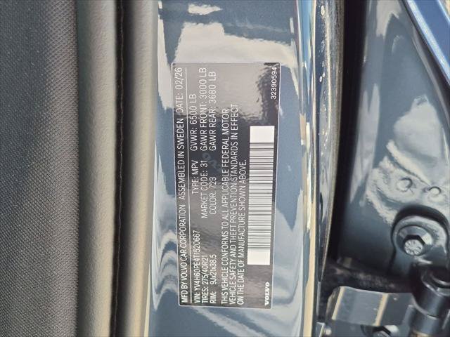 New 2026 Volvo XC90 T8 Plus w/ Protection Package Premier AWD/4WD image 15