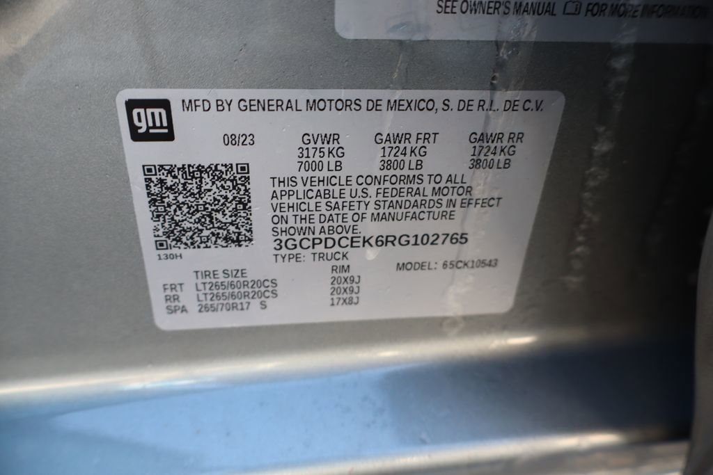 Used 2024 Chevrolet Silverado 1500 Custom Trail Boss w/ LPO, Dark Essentials Package image 48