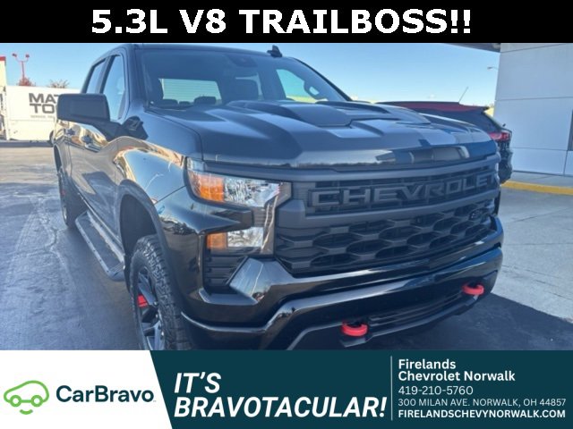 Certified 2024 Chevrolet Silverado 1500 Custom Trail Boss w/ Dark Appearance Package