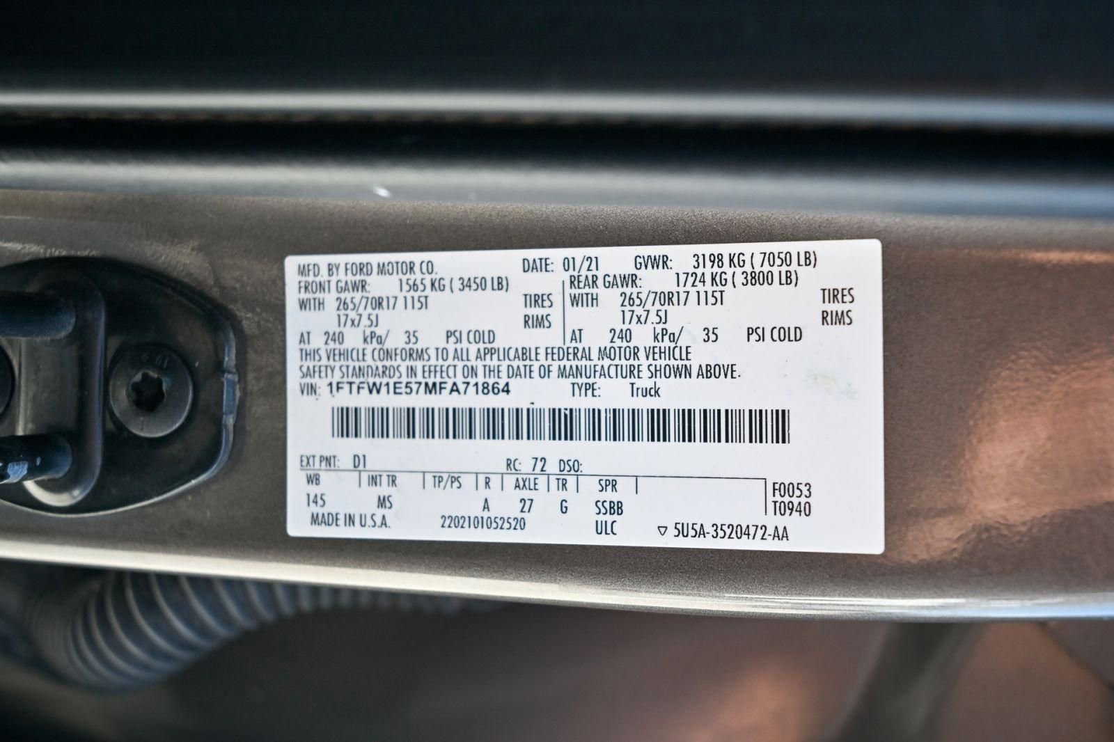 Used 2021 Ford F150 XLT AWD/4WD image 31