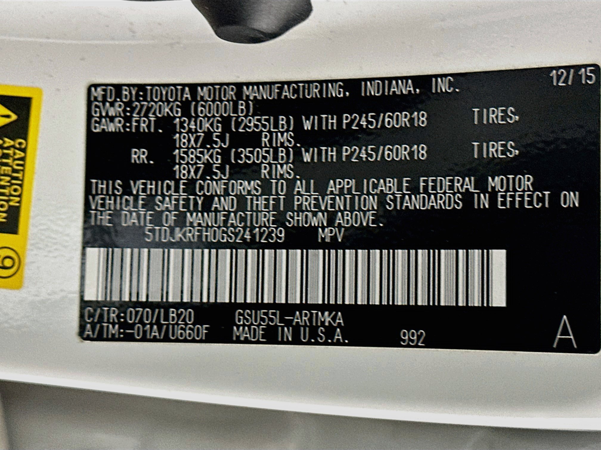 Used 2016 Toyota Highlander XLE AWD/4WD image 12