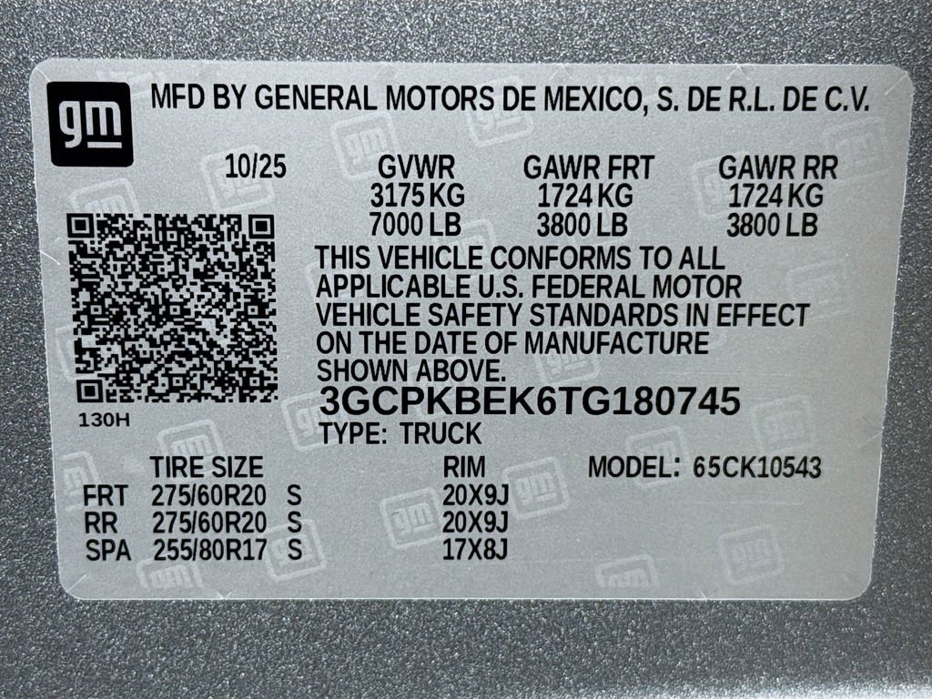 New 2026 Chevrolet Silverado 1500 Custom AWD/4WD image 29