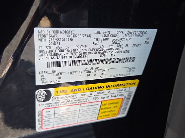 Used 2019 Ford Expedition XLT w/ Equipment Group 202A RWD image 60