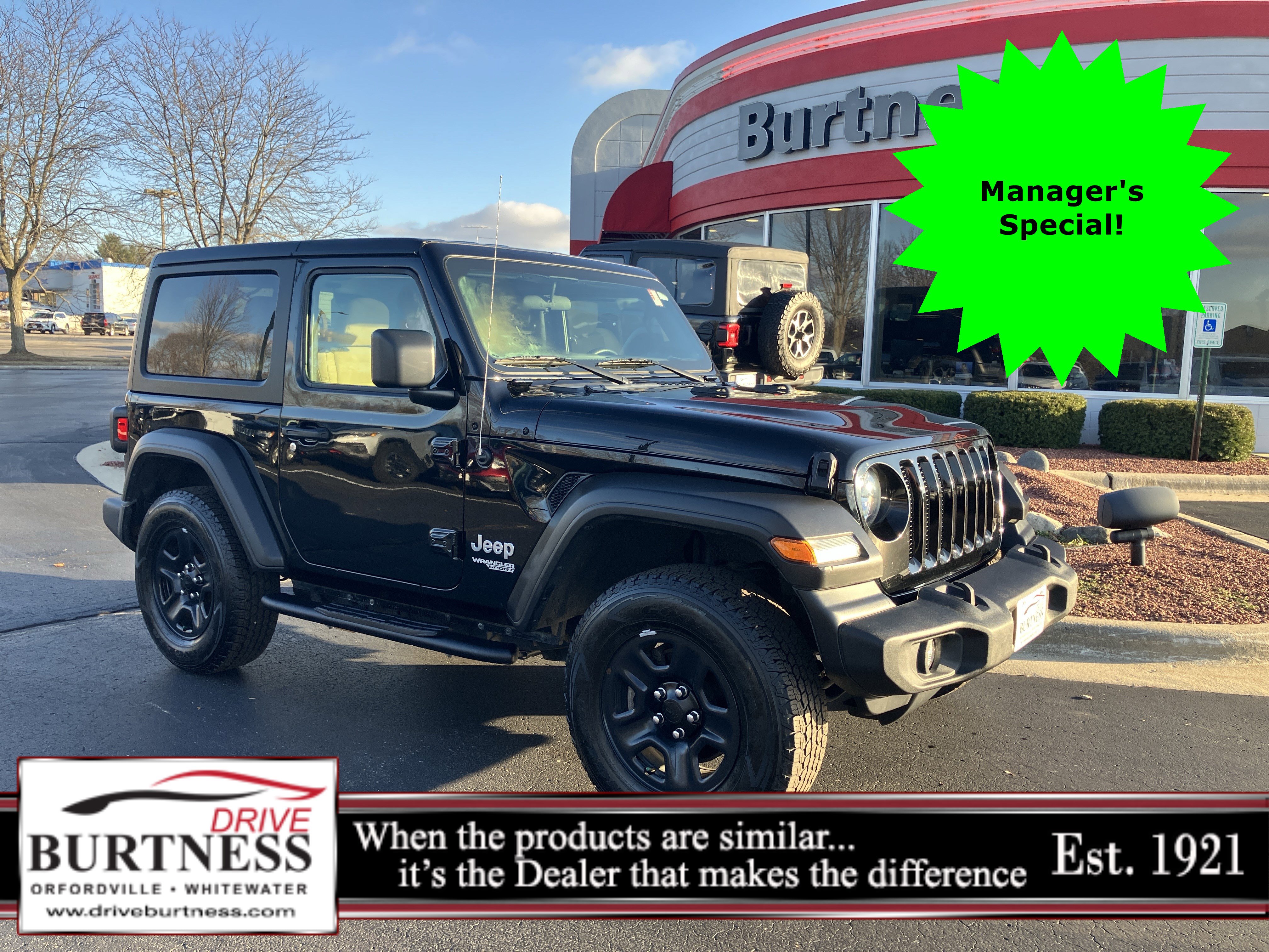 Used 2021 Jeep Wrangler Sport image 1