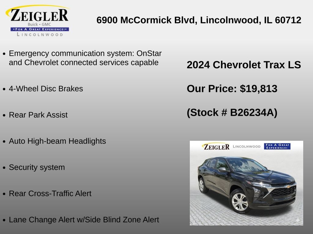 Used 2024 Chevrolet Trax LS w/ Driver Confidence Package FWD image 18