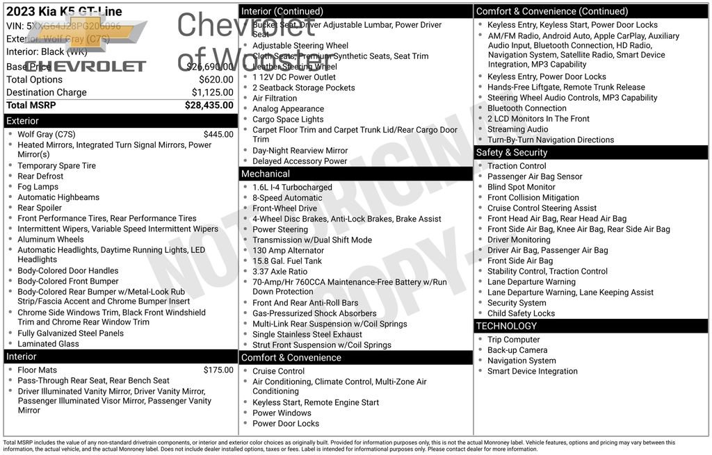 Used 2023 Kia K5 GT-Line image 1