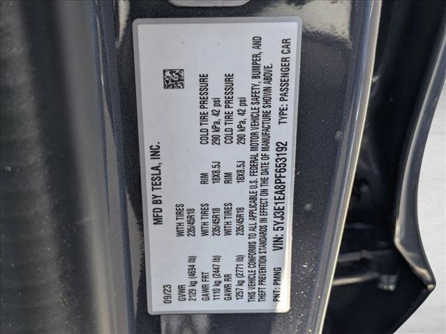 Used 2023 Tesla Model 3 Standard Range RWD image 26