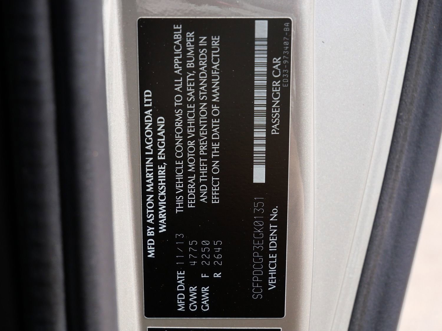 Used 2014 Aston Martin Vanquish Volante image 33