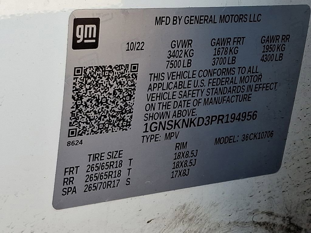 Used 2023 Chevrolet Tahoe LT AWD/4WD image 28