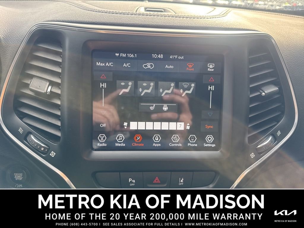 Used 2021 Jeep Cherokee Latitude Lux 80th Anniv w/ Quick Order Package 26U 80TH image 20