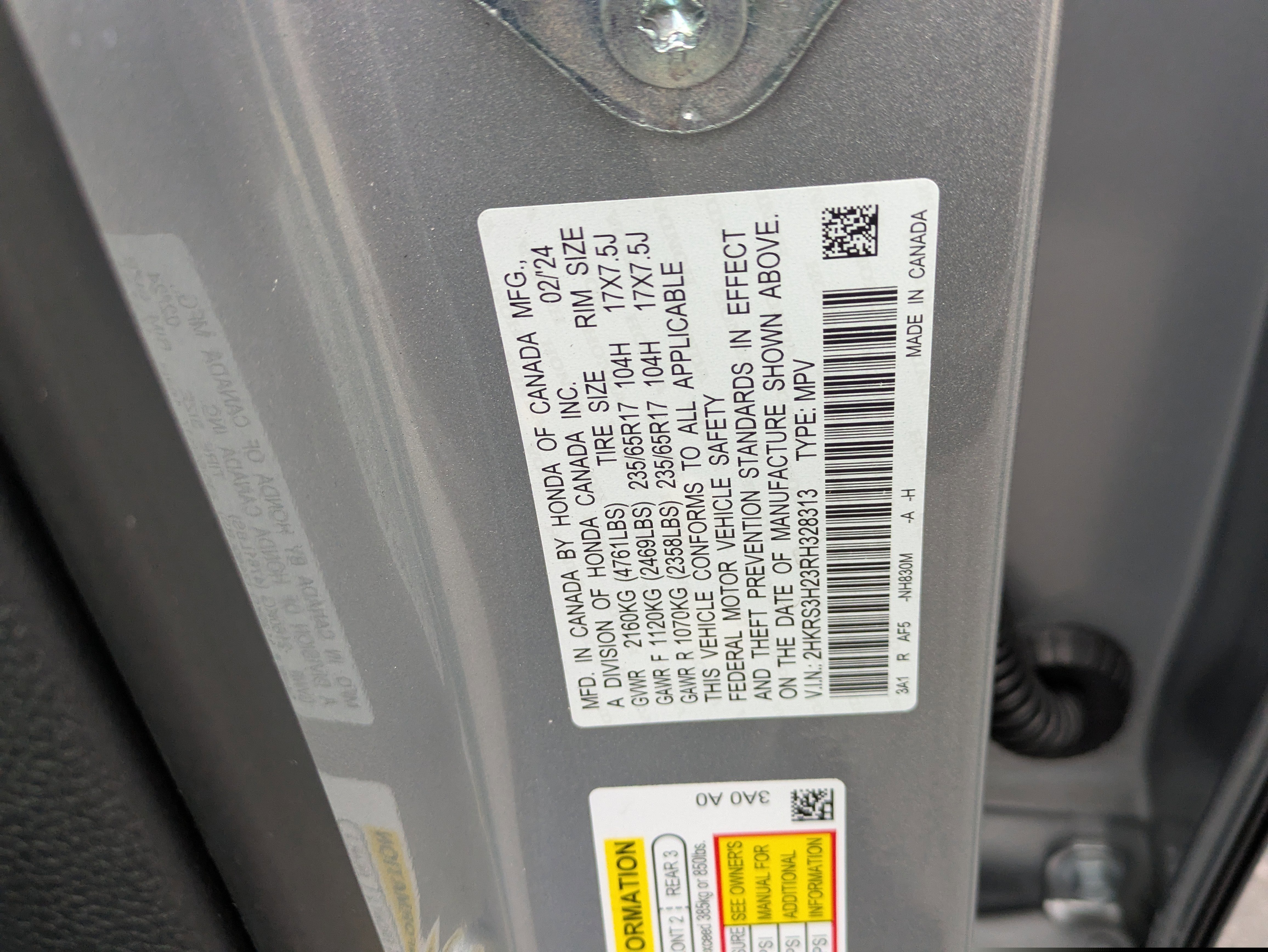 Certified 2024 Honda CR-V LX image 39