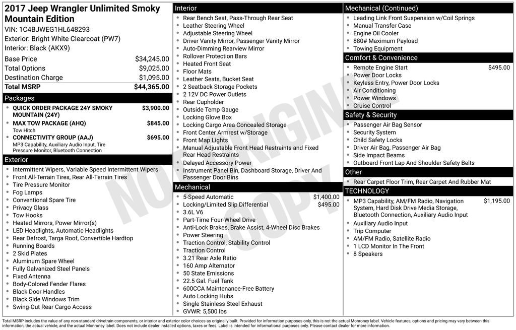Certified 2017 Jeep Wrangler Unlimited Sahara AWD/4WD image 33