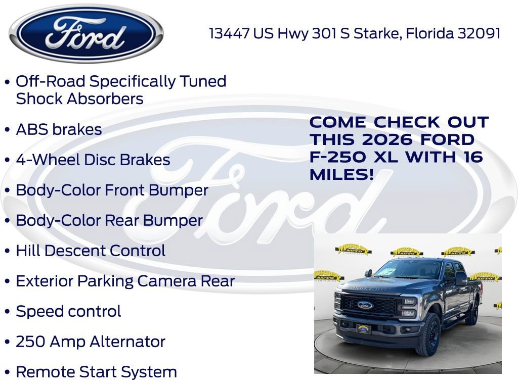 New 2026 Ford F250 XL w/ STX Appearance Package image 30