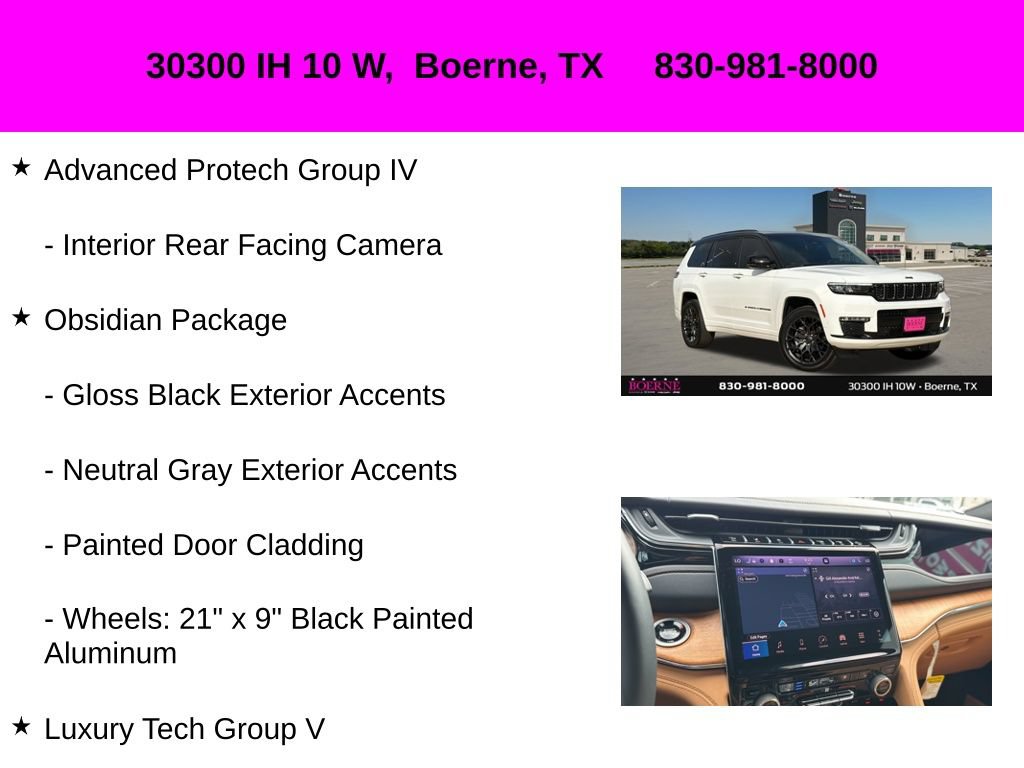 Used 2025 Jeep Grand Cherokee L Summit AWD/4WD image 30