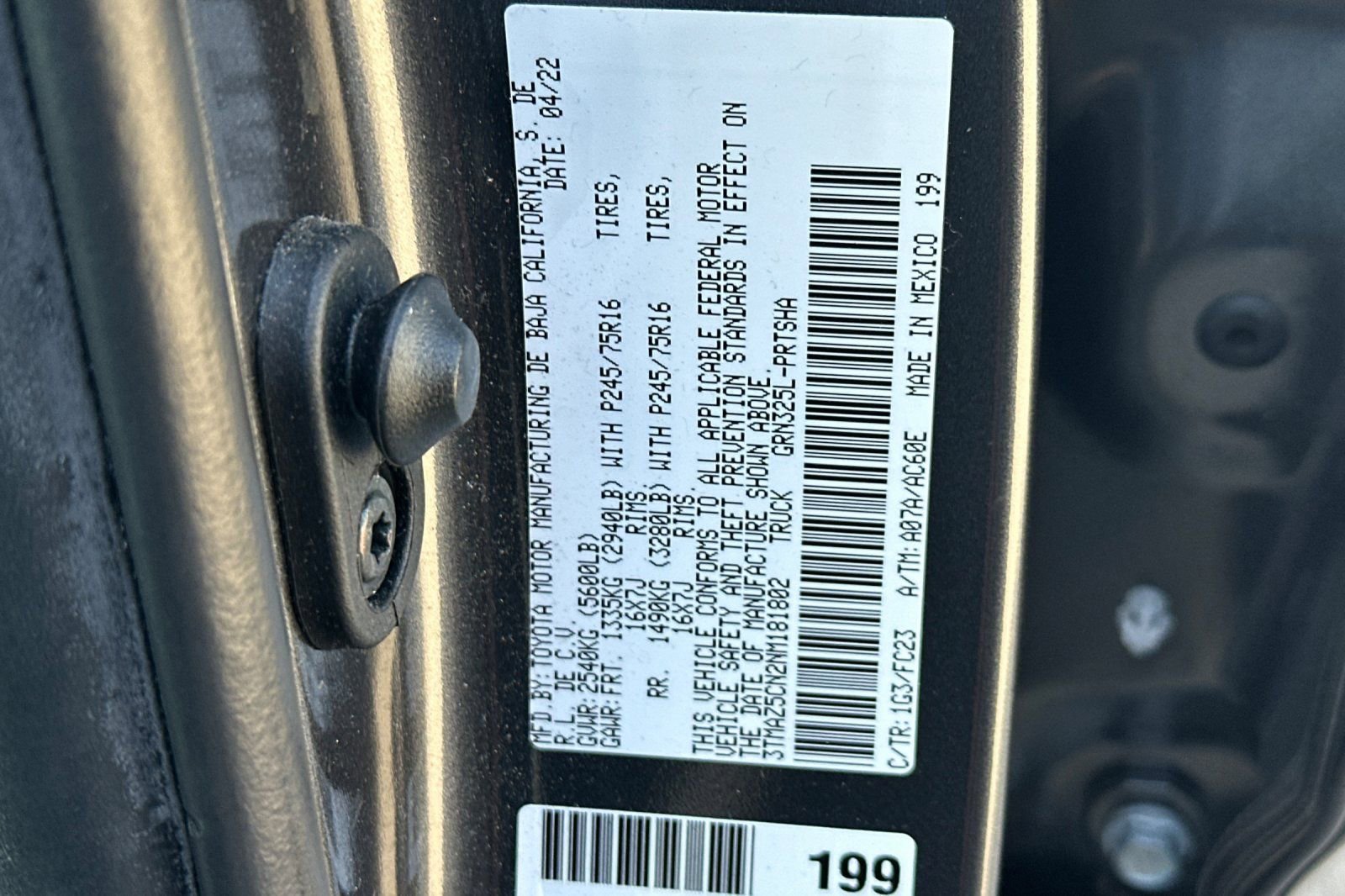 Certified 2022 Toyota Tacoma SR5 image 55