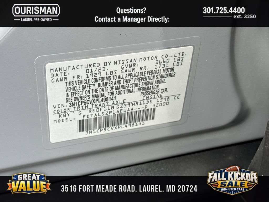 Used 2023 Nissan Kicks SV FWD image 28