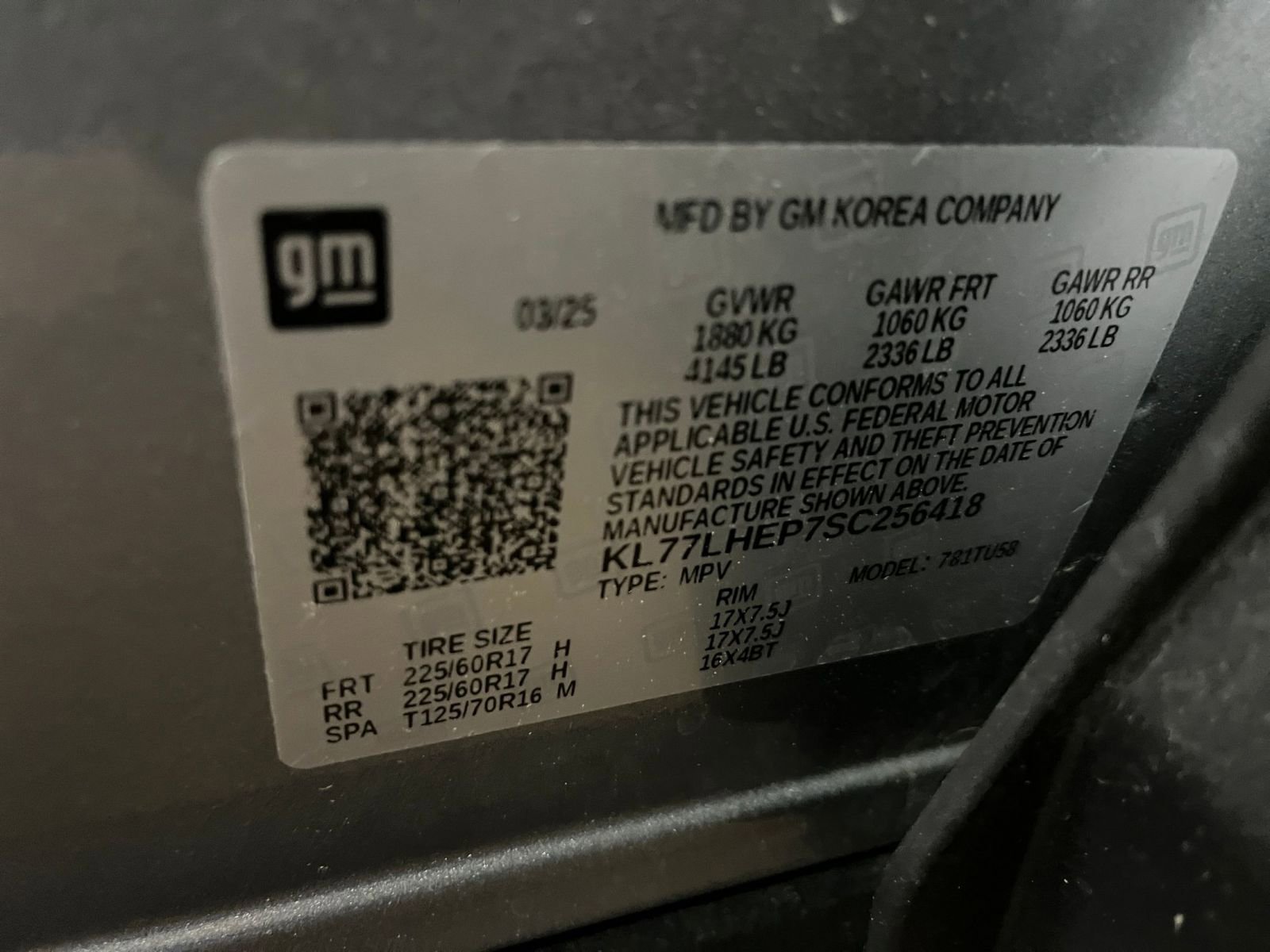 Used 2025 Chevrolet Trax LT w/ LT Convenience Package FWD image 23