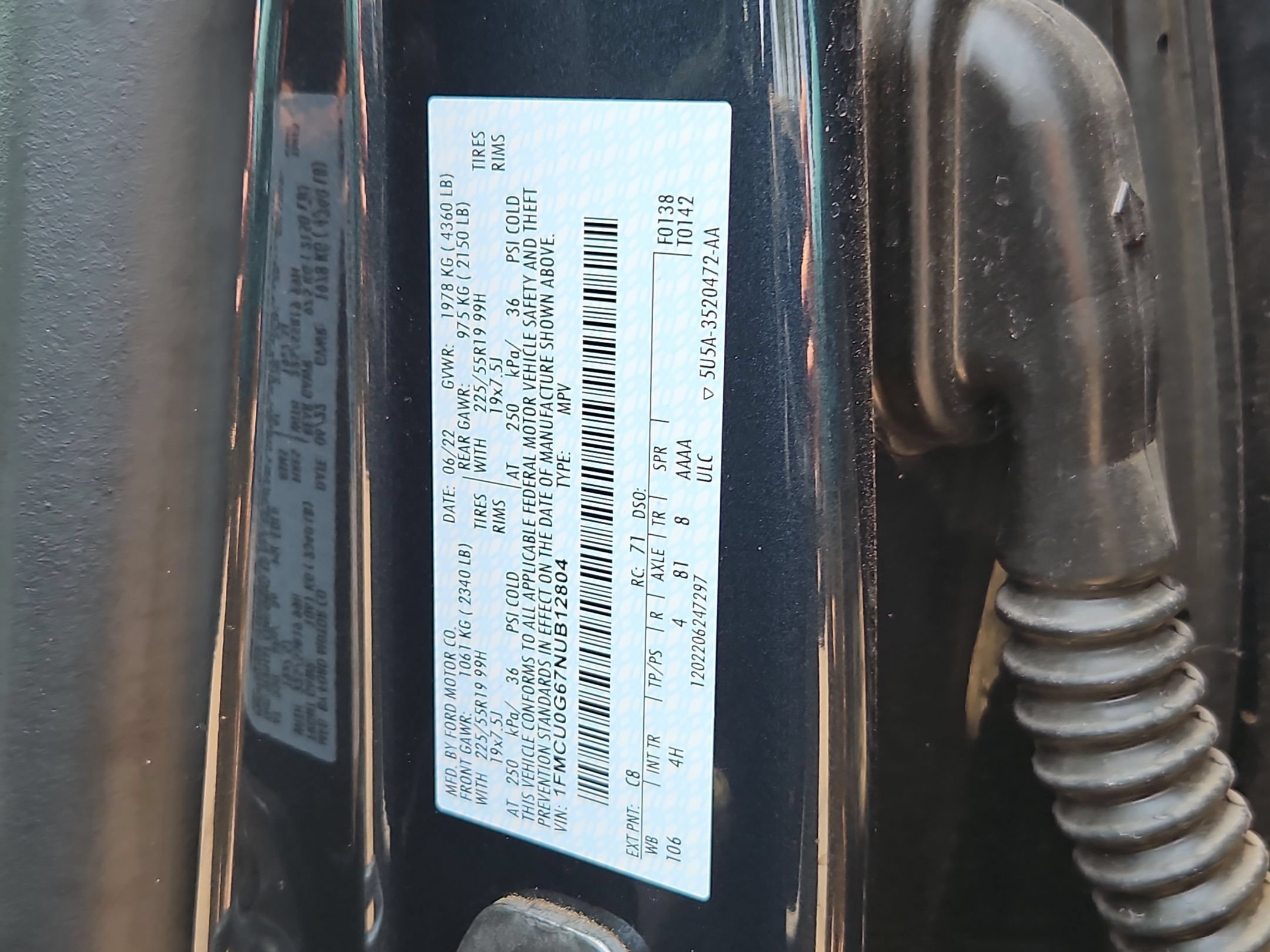 Used 2022 Ford Escape SE w/ SE Sport Appearance Package FWD image 27