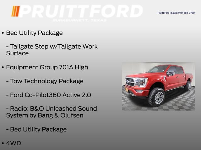 Used 2022 Ford F150 Platinum w/ Equipment Group 701A High AWD/4WD image 13
