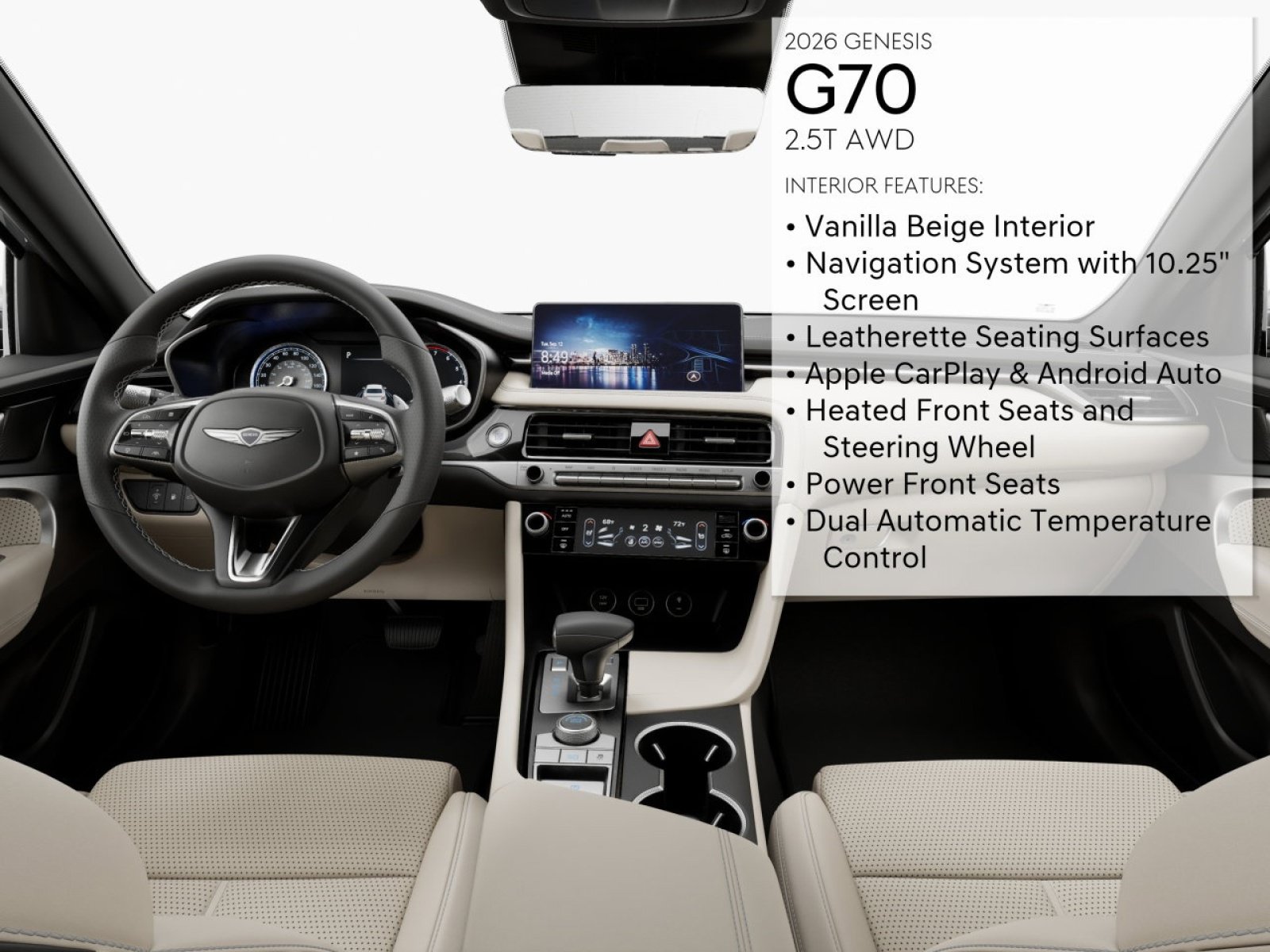 New 2026 Genesis G70 2.5T AWD/4WD image 15