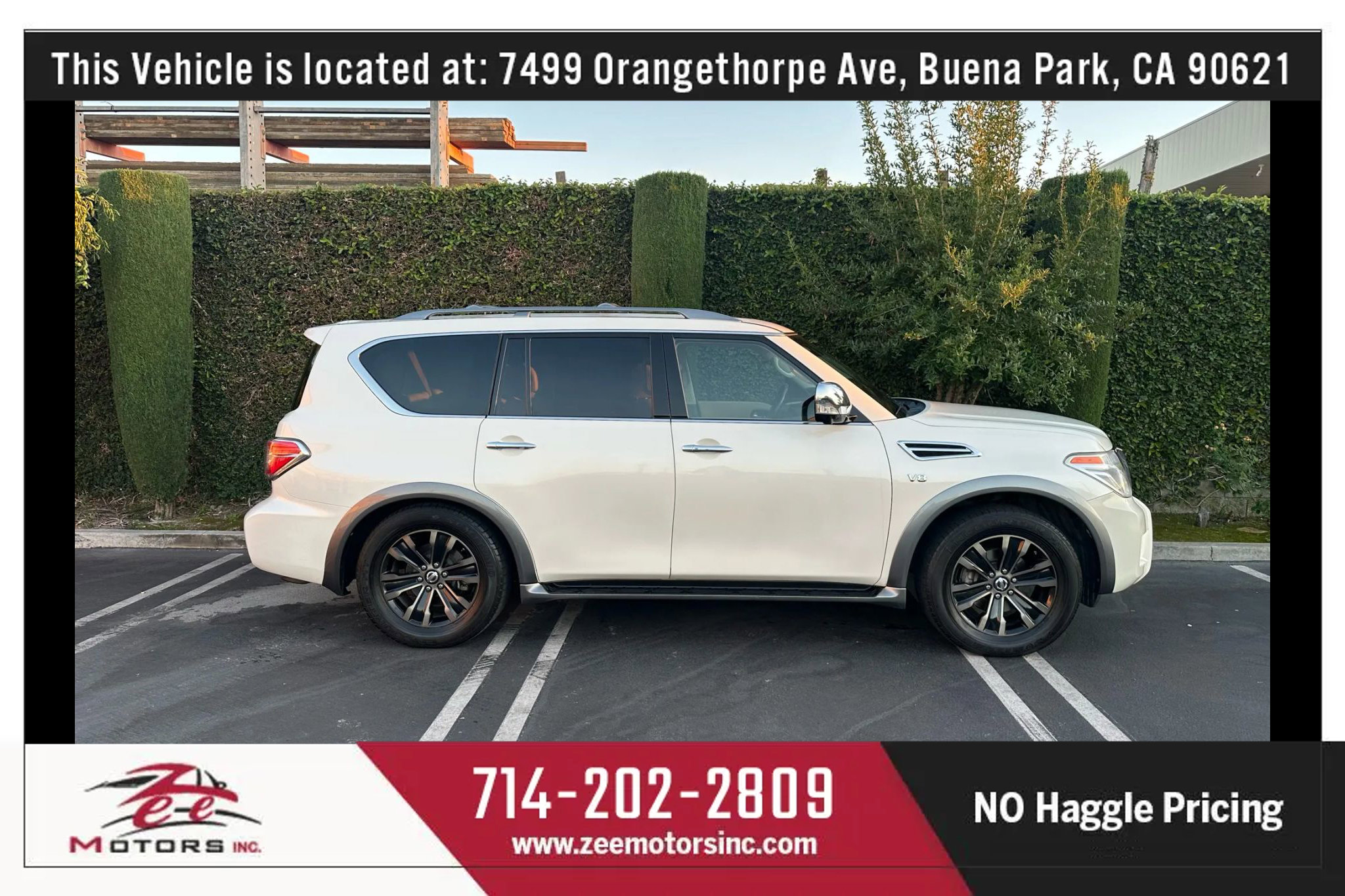 Used 2017 Nissan Armada Platinum w/ Captain Seat Package image 4