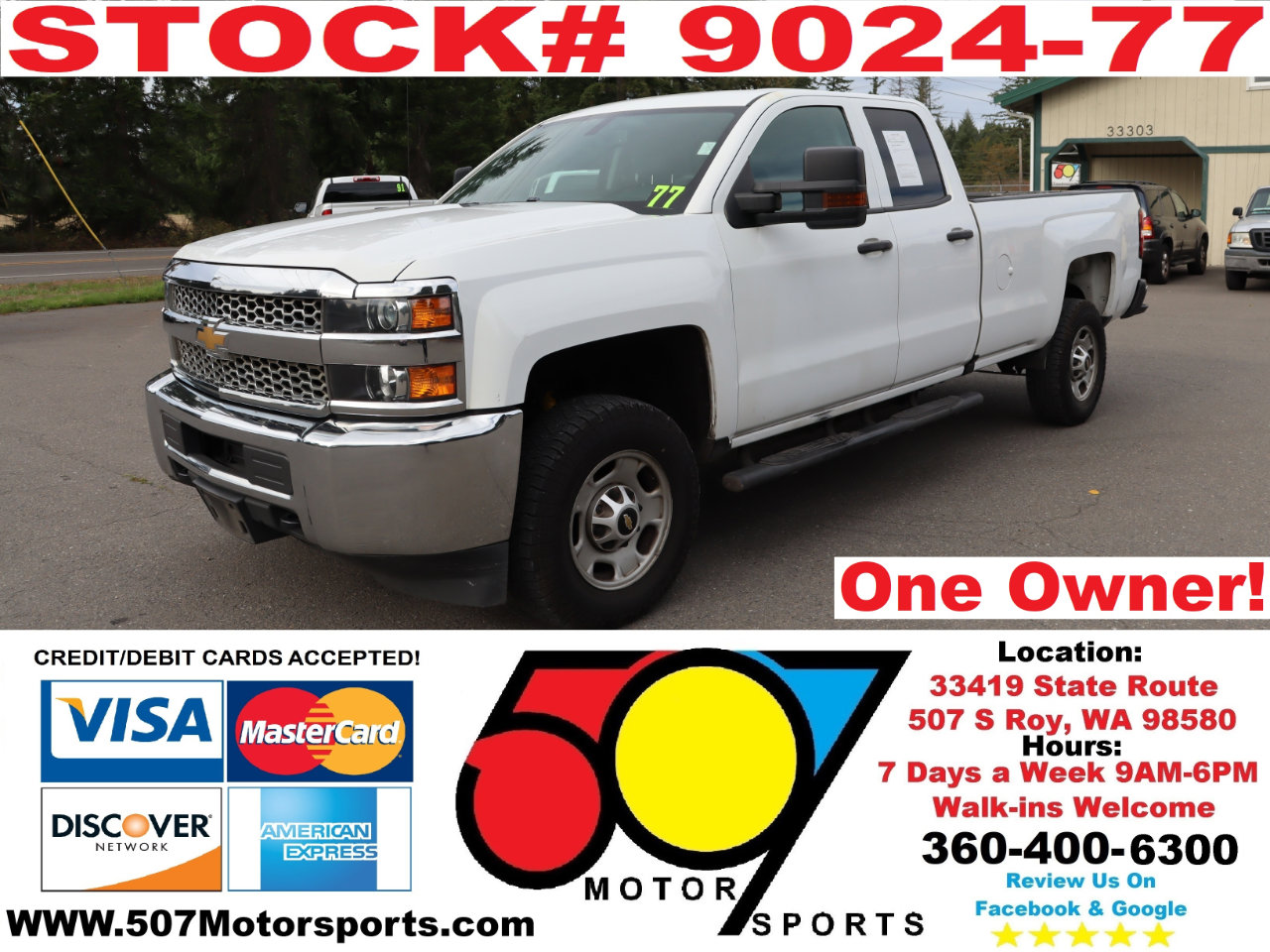 Used 2019 Chevrolet Silverado 2500 W/T w/ WT Convenience Package