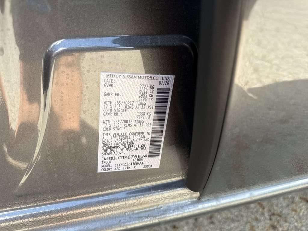 New 2026 Nissan Frontier PRO-4X AWD/4WD image 25