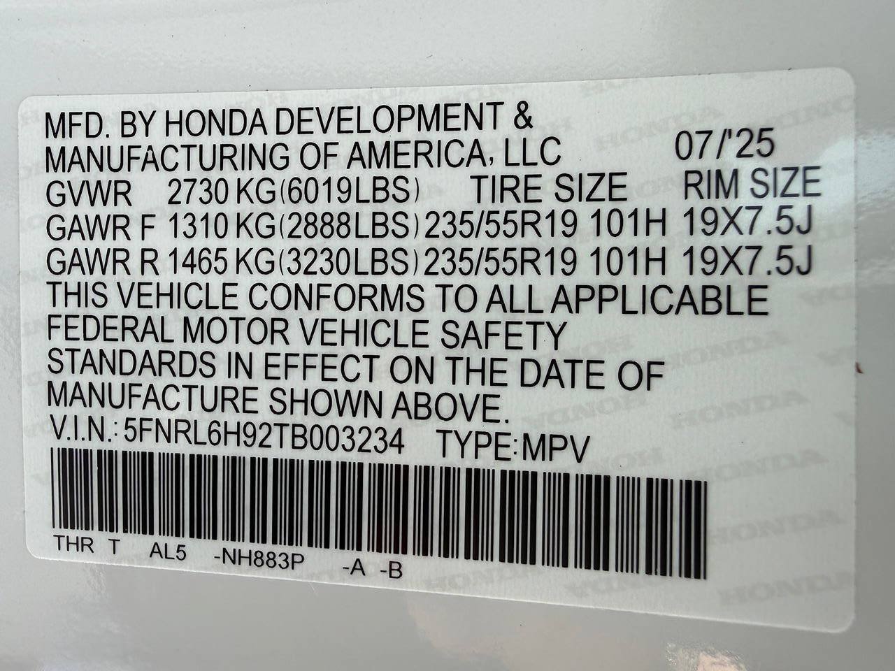 Used 2026 Honda Odyssey Elite image 52