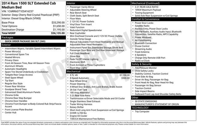 Used 2014 RAM 1500 Classic SLT image 33