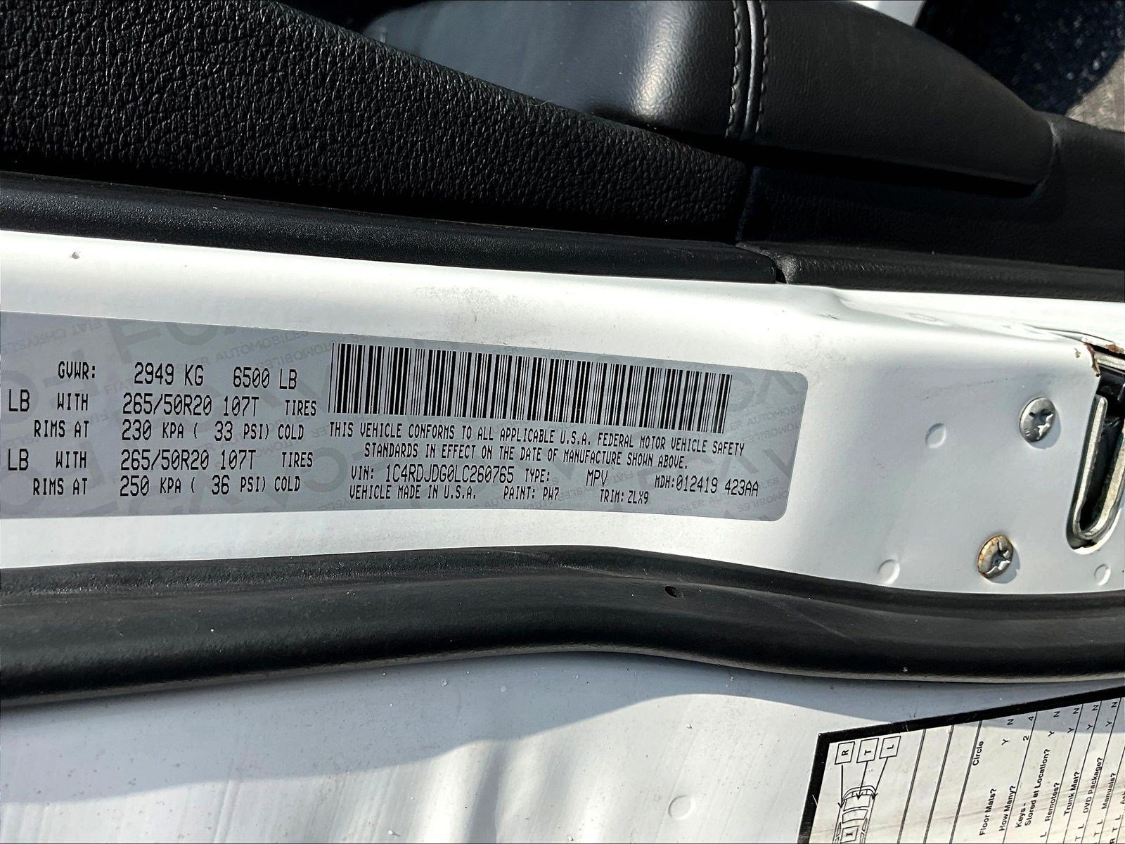 Used 2020 Dodge Durango GT AWD/4WD image 17