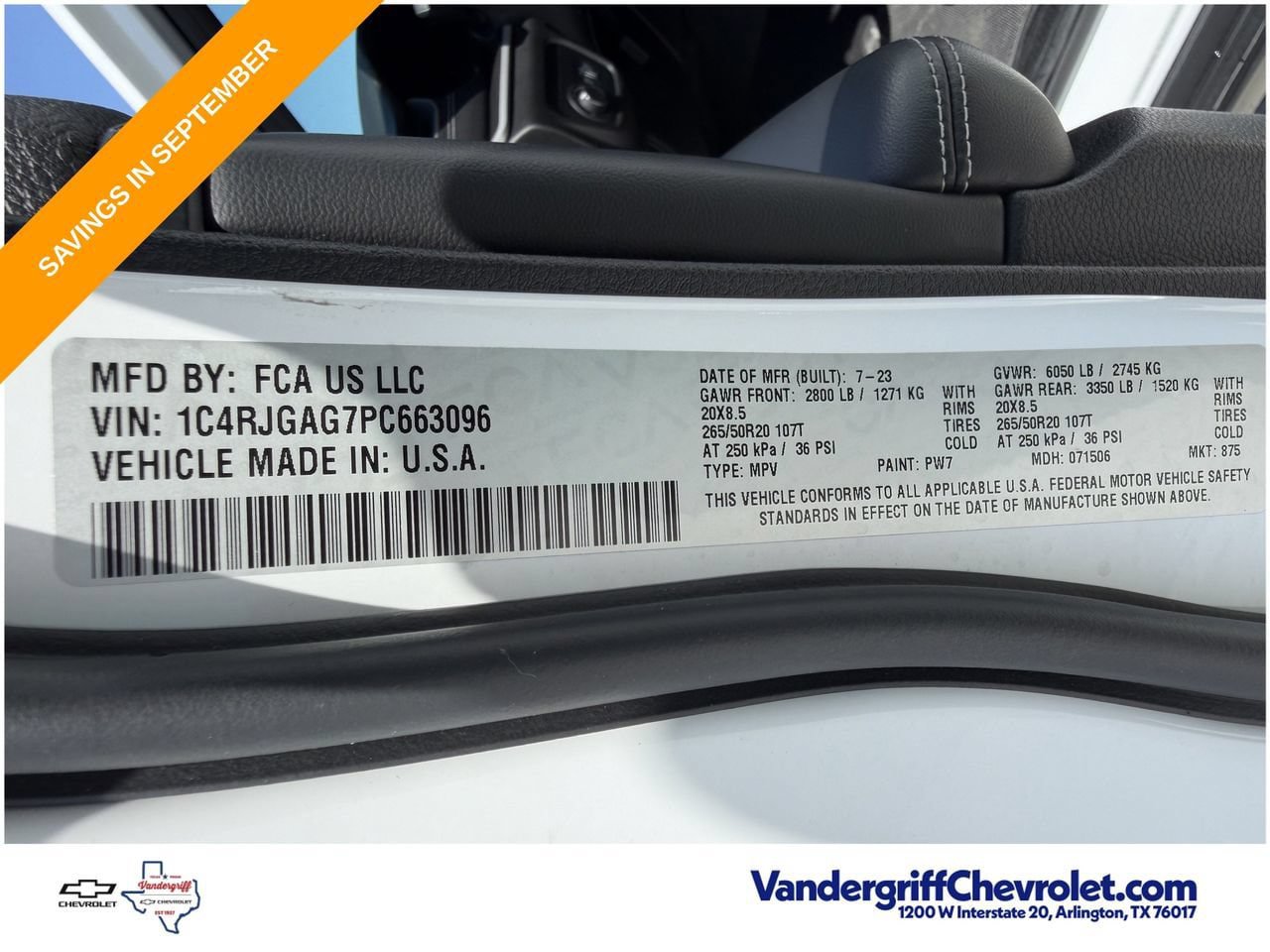 Used 2023 Jeep Grand Cherokee Altitude RWD image 27