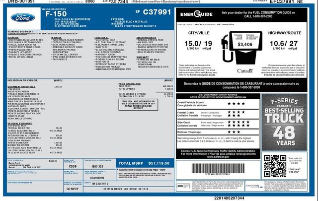 Used 2014 Ford F150 FX4 w/ Equipment Group 402A Luxury image 5