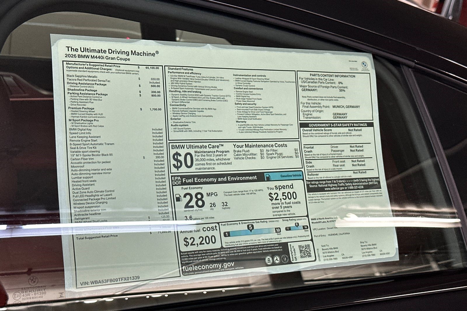 New 2026 BMW M440i w/ Premium Package RWD image 29