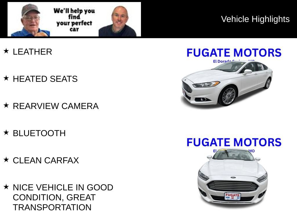 Used 2015 Ford Fusion SE w/ Equipment Group 202A FWD image 8