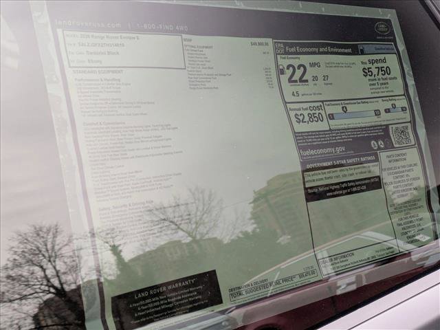 New 2026 Land Rover Range Rover Evoque S image 19