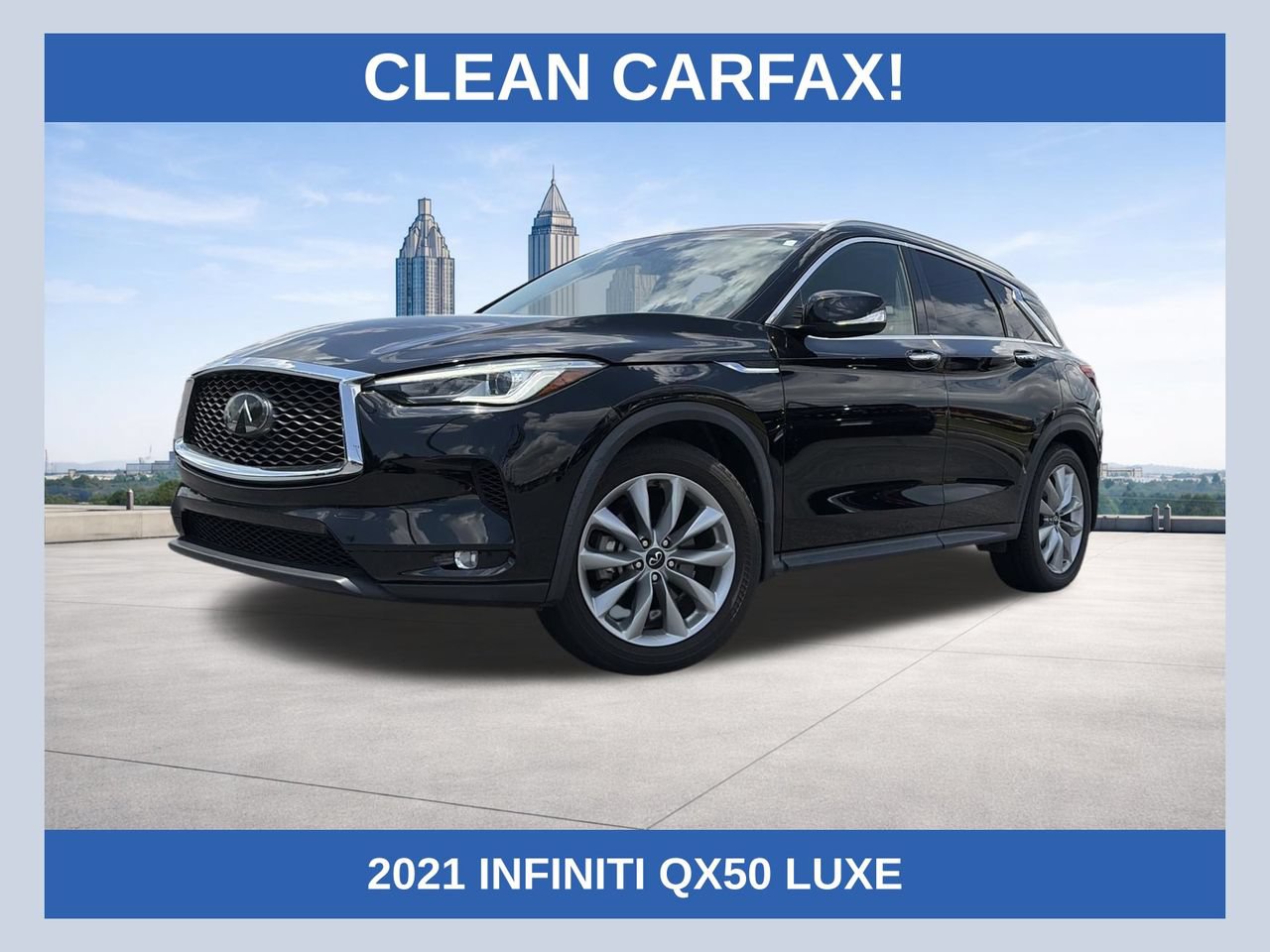 Used 2021 INFINITI QX50 Luxe FWD image 1