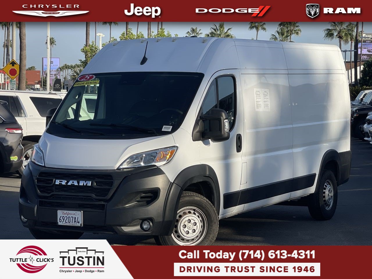 Used 2025 RAM ProMaster 2500 w/ Convenience Group FWD image 1