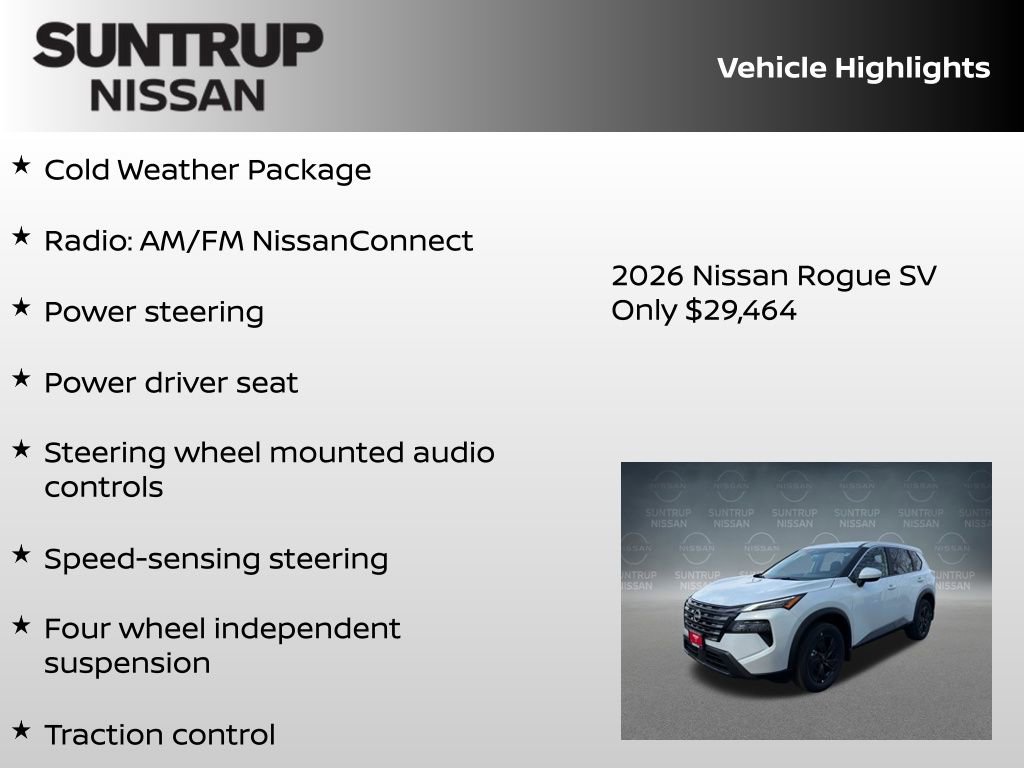 New 2026 Nissan Rogue SV image 8