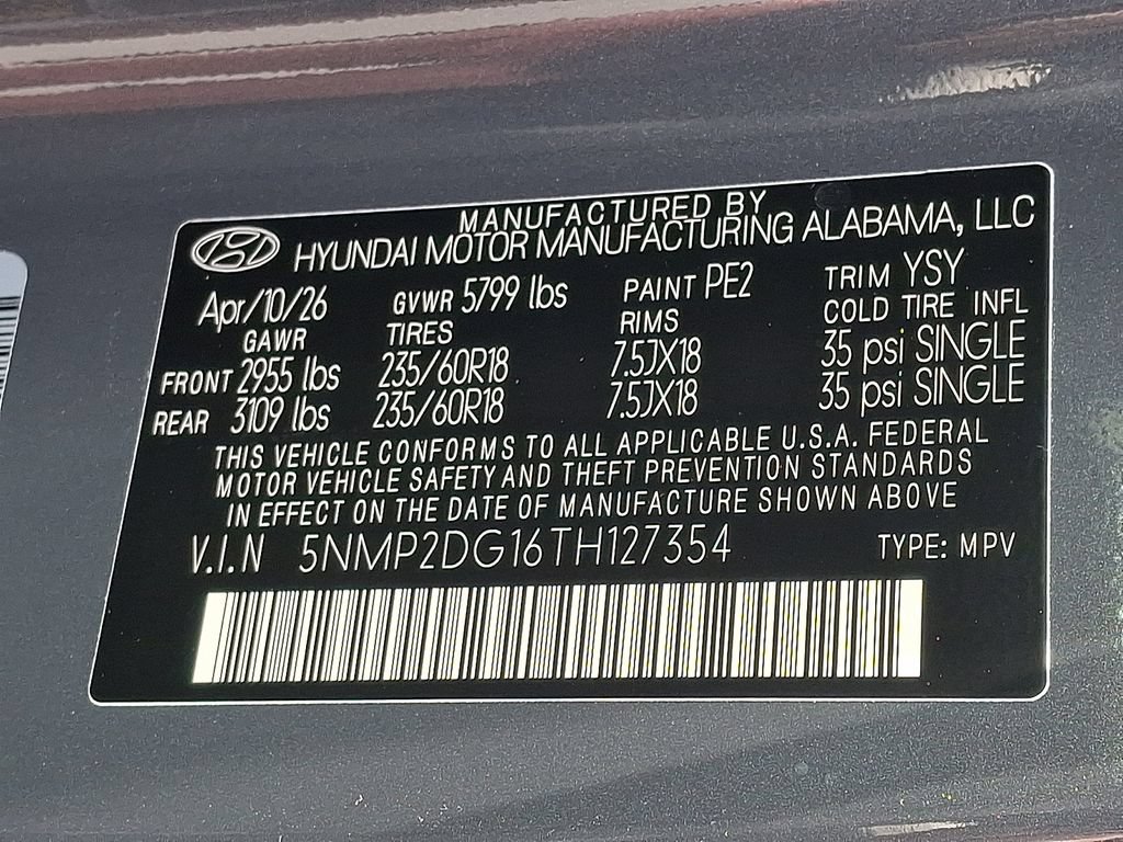 New 2026 Hyundai Santa Fe SEL AWD/4WD image 17