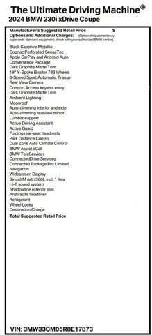 Used 2024 BMW 230i xDrive Coupe w/ Convenience Package video 2