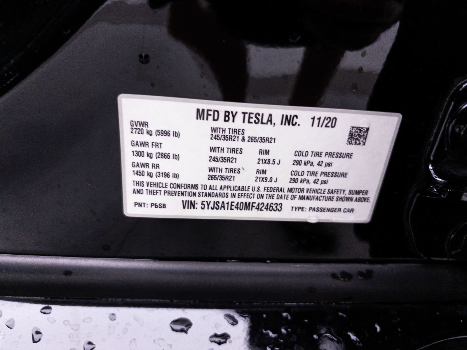 Used 2021 Tesla Model S Performance AWD/4WD image 35