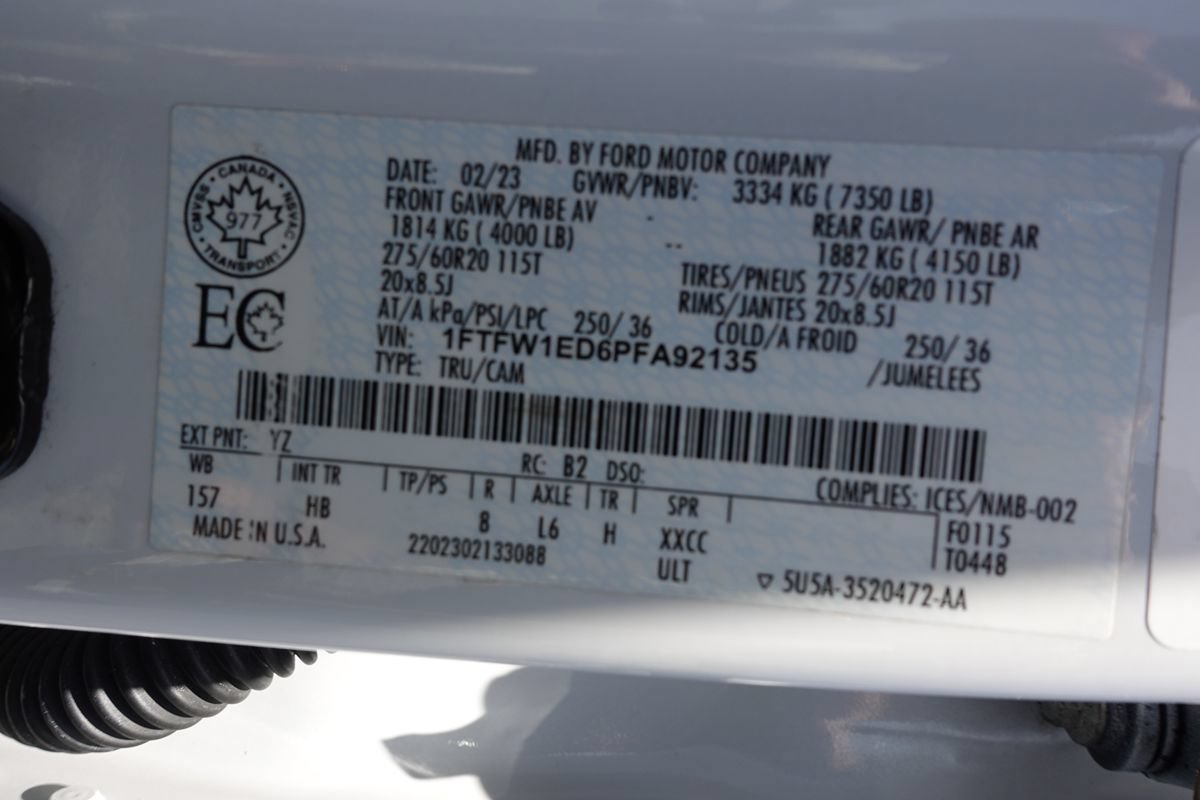 Used 2023 Ford F150 Lariat w/ Equipment Group 502A High AWD/4WD image 21