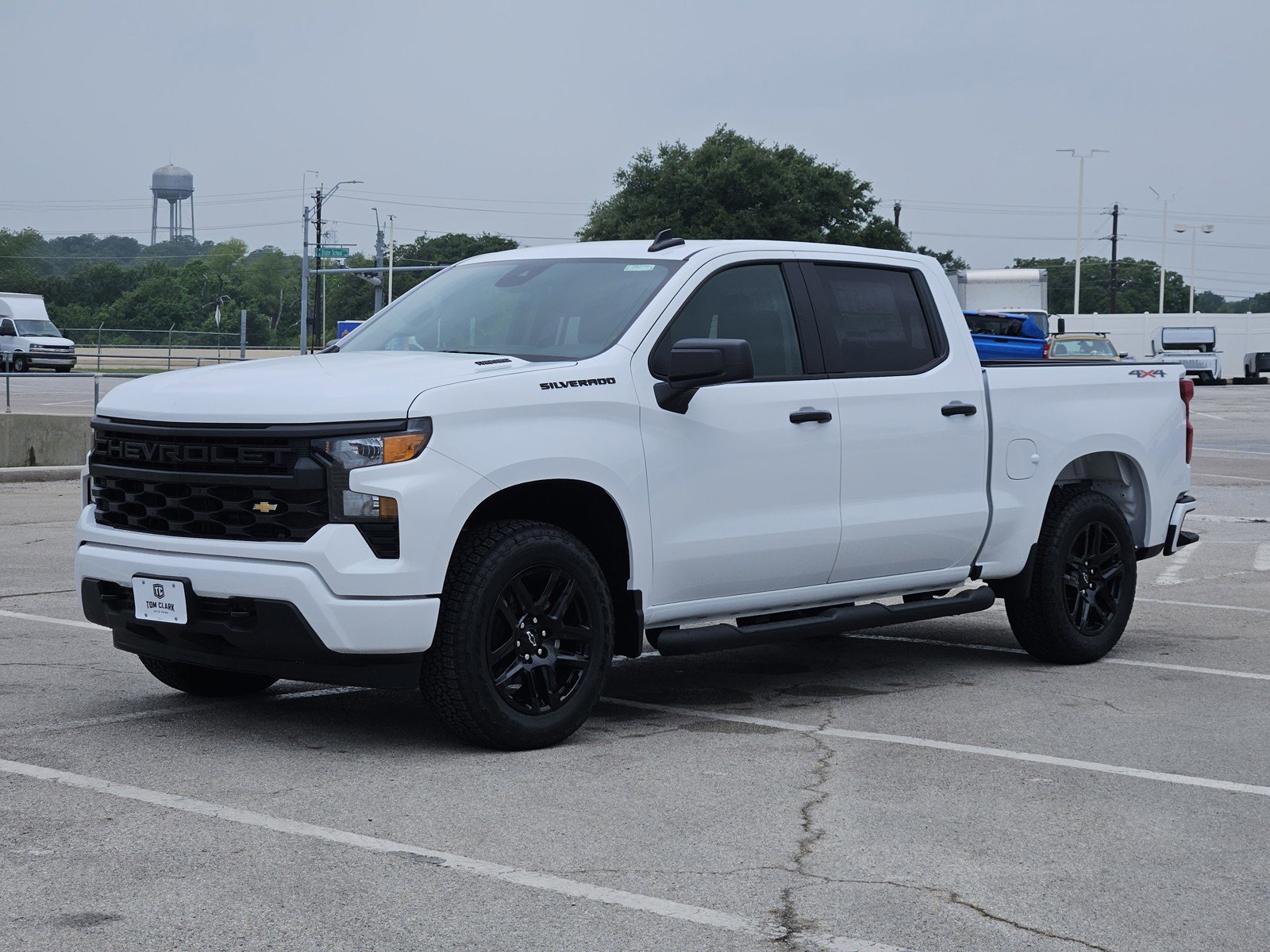 New 2026 Chevrolet Silverado 1500 Custom w/ Turbomax Blackout Package AWD/4WD image 2