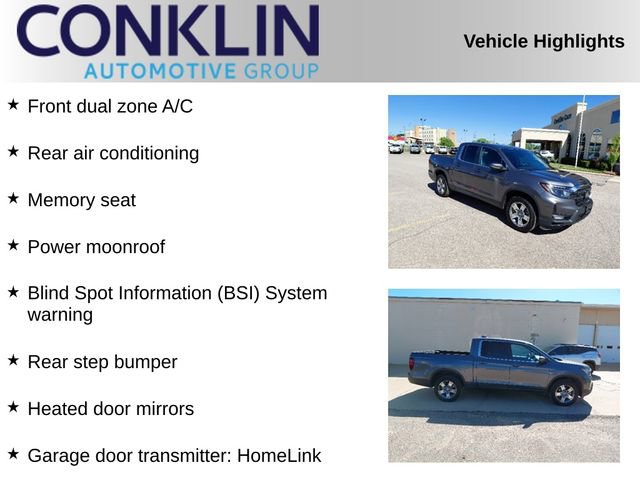 Used 2025 Honda Ridgeline RTL image 2