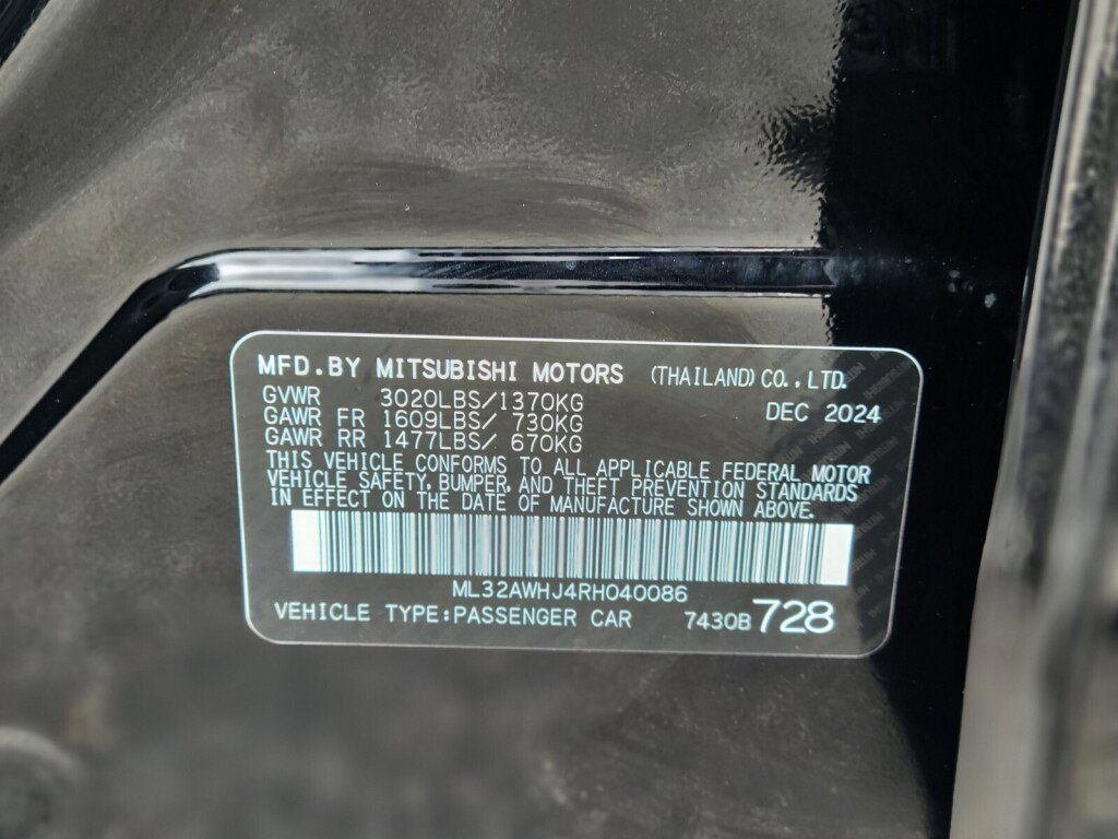 New 2024 Mitsubishi Mirage SE image 31