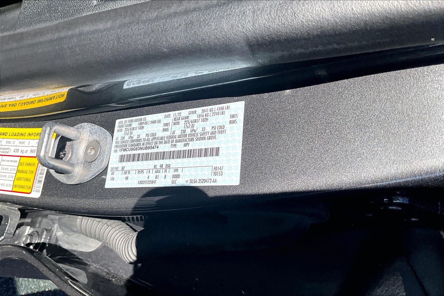 Used 2022 Ford Escape SE w/ Convenience Package AWD/4WD image 35