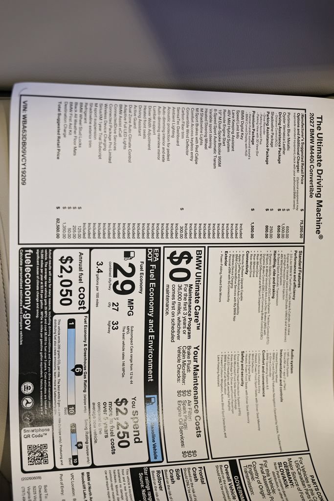 New 2027 BMW M440i Convertible w/ Premium Package RWD image 27